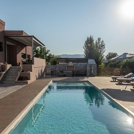 Villa Enny, 3 Bd With Private Heated Pool Agia  Exterior foto