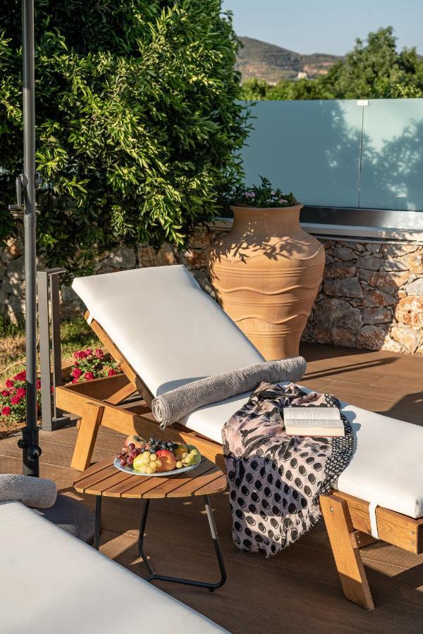 Villa Enny, 3 Bd With Private Heated Pool Agia  Exterior foto