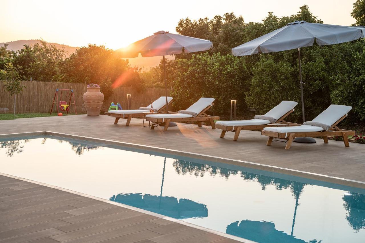 Villa Enny, 3 Bd With Private Heated Pool Agia  Exterior foto