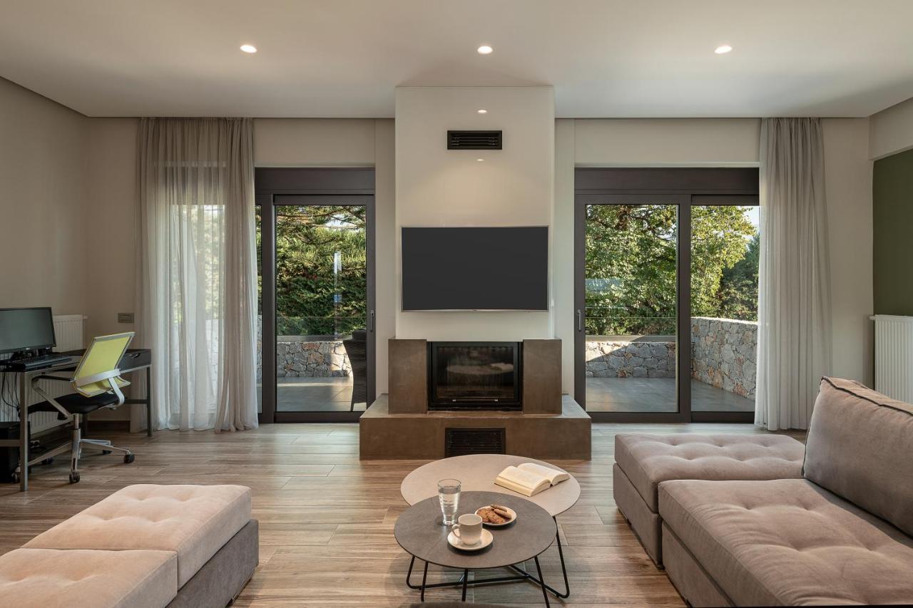 Villa Enny, 3 Bd With Private Heated Pool Agia  Exterior foto
