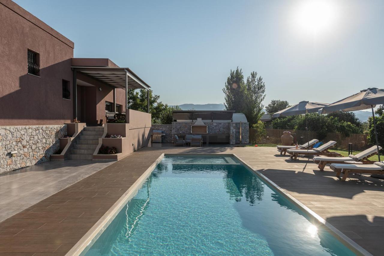 Villa Enny, 3 Bd With Private Heated Pool Agia  Exterior foto