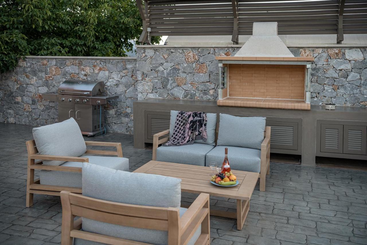 Villa Enny, 3 Bd With Private Heated Pool Agia  Exterior foto